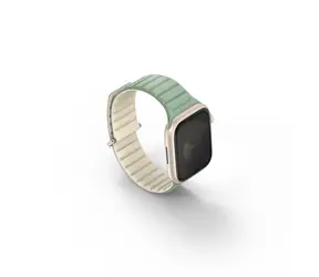 UNIQ Revix Evo Reversible Magnetic strap do Apple Watch 41 & 40 & 38 mm - SOFT MINT (zielony i beżowy)