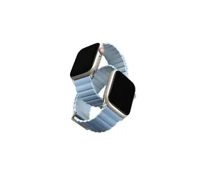 UNIQ Revix Premium Edition Reversible Magnetic Strap do Apple Watch 41 & 40 & 38 mm - ARCTIC (niebieski)