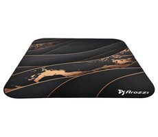 Arozzi Zona Quattro Black Gold / mata ochronna na podłogę / 116 x 116 cm / wzór czarno-złoty