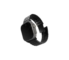 Pasek UNIQ Strova Mag do zegarka Apple Watch 49 & 45 & 44 & 42 mm - MIDNIGHT (czarny)