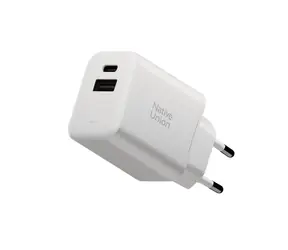 Native Union Fast GaN Changer szybka ładowarka biała / 1x USB-C / 1x USB-A / 45W