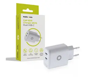 Ładowarka Mobile Origin GaN 65W MO19 / Ładowarka / Podwójny USB-C