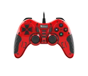 Genesis Manganese 200 czerwony / Gamepad / USB / Wibracja