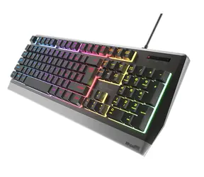 Genesis Rhod 300 RGB czarny / Podświetlana klawiatura / USB