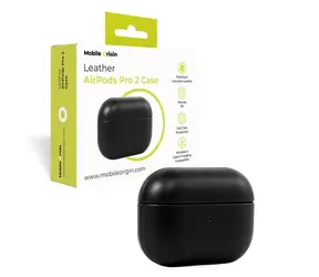 Etui skórzane Mobile Origin do Apple AirPods Pro 2 czarne