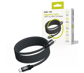 Mobile Origin Magnetic Patented Original Cable USB-C do USB-C 1m czarny