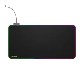 Genesis Boron 500 XXL RGB czarny / podkładka pod mysz gamingową / 800 x 300 x 4 mm 