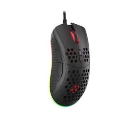 Genesis Krypton 555 czarna / mysz optyczna gamingowa / 8000 DPI / 7 przycisków / USB / 1,8 m