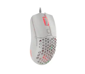 Genesis Krypton 750 biała / mysz optyczna gamingowa / 8000 DPI / 6 przycisków / USB / 1,8 m
