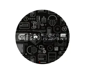 Genesis Tellur 300 Gear czarny / mata na krzesło / 100 x 100 cm