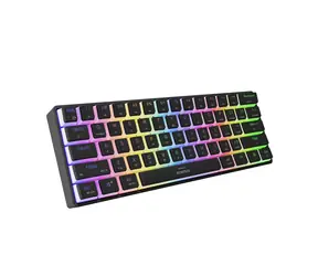 Genesis Thor 660 G2 RGB Gateron Red US czarny / gamingowa klawiatura bezprzewodowa / USB / Bluetooth