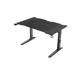 Genesis Holm Modular 120 RGB / Stół do gier / czarny / Dł.: 120 cm / Szer.: 75 cm / Wys.: 70-90 cm