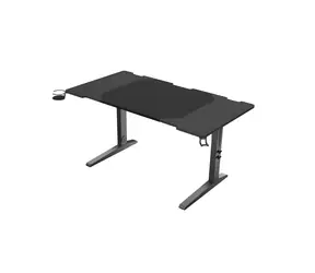 Genesis Holm Modular 140 RGB / Stół do gier / czarny / Dł.: 140 cm / Szer.: 75 cm / Wys.: 70-90 cm