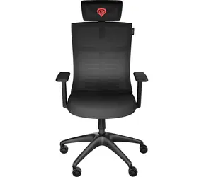 Genesis Astat 200 czarny / Fotel gamingowy / Ergonomiczny / 160-195cm / Siatkowy / 120kg