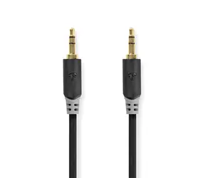 Kabel audio stereo Nedis 3,5 mm jack (M) - 3,5 mm jack (M) 3,00 m czarny 