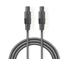 Kabel głośnikowy Nedis Głośnik (M) - Głośnik (M) 10,0 m ciemnoszary  