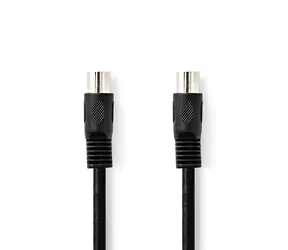 Kabel audio Nedis DIN DIN 5-pin (M) - DIN 5-pin (M) 1,00 m Czarny