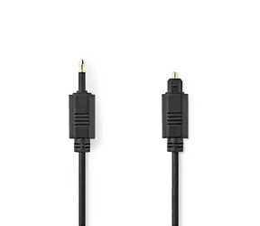 Kabel audio optyczny Nedis TosLink (M) - Mini-Toslink (M) 1,00 m czarny 