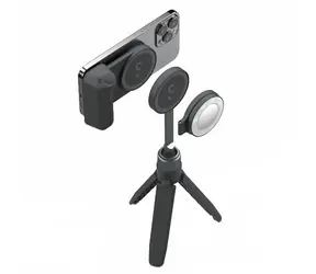 Kit ShiftCam SnapGrip Creator czarny / statyw + adapter fotograficzny + lampa pierścieniowa LED