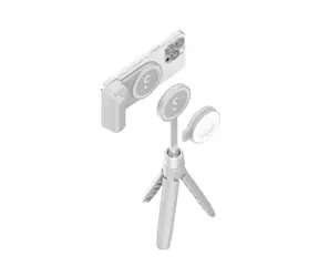 Kit ShiftCam SnapGrip Creator biały / statyw + adapter fotograficzny + lampa pierścieniowa LED