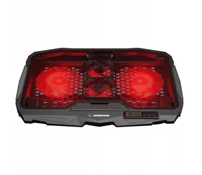 Rampage AD-RC4 czarna / podkładka chłodząca / do laptopów 12.1 - 15.6" / 4 wentylatory / USB-A