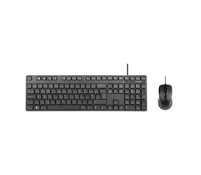 Targus AKM622ES Pełnowymiarowa czarna / klawiatura + mysz / USB / Antybakteryjna / ES