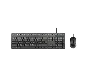 Targus AKM622FR Pełnowymiarowa czarna / klawiatura + mysz / USB / Antybakteryjna / FR