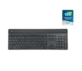 Targus AKB868FR EcoSmart czarny / Klawiatura bezprzewodowa / Bluetooth 5.0 / antybakteryjna / FR