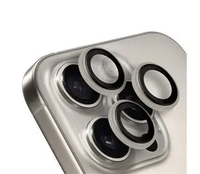 Osłona obiektywu Obal:Me do Apple iPhone 15 Pro/ 15 Pro Max, naturalny tytan