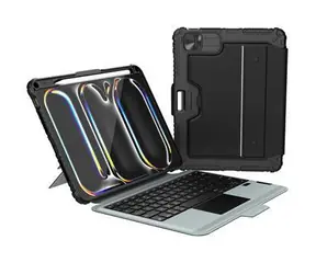 Etui z klawiaturą Nillkin Bumper Combo (wersja podświetlana) do iPada Pro 11 2024, czarne