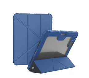 Etui ochronne Nillkin Bumper PRO z uchwytem wielokątnym do iPada Pro 11 2024, Sapphire -niebieski