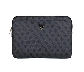 Etui Guess PU 4G z trójkątnym Logo na notebooka 14" w kolorze czarnym