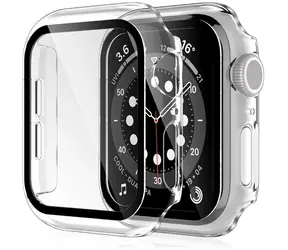 Etui YENKEE YCC AW80 TP do Apple Watch 45 mm przezroczyste