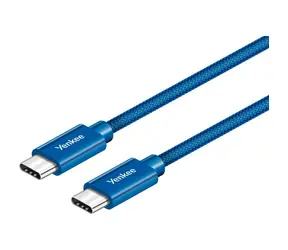 Kabel YENKEE YCU C101 BE USB-C 2.0 (M) - USB-C 2.0 (M) 1m niebieski / 480 mb/s / do 60 W
