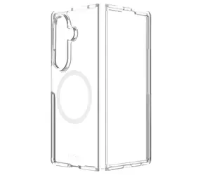FIXED tylna obudowa MagPure z obsługą MagSafe do Samsung Galaxy Z Fold 7 5G Przezroczysta