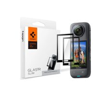 Szkło ochronne Spigen Glass tR SLIM S2P do Insta 360 X4 czarne / 2 szt.