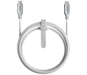 Kabel Nomad Kevlar Braided USB-C (M) - USB-C (M) 240 W 1,5 m biały