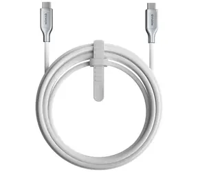 Kabel Nomad Kevlar Braided USB-C (M) - USB-C (M) 240 W 3,0 m biały