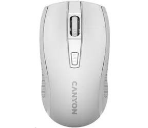 Canyon CNE-CMSW07W biała / optyczna mysz bezprzewodowa / 800/1200/1600 dpi / 4 przyciski / USB 2.4 GHz / 1xAA 