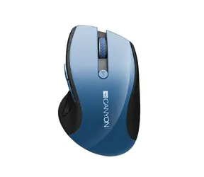 Canyon CNS-CMSW01BL niebieska / optyczna mysz bezprzewodowa / 1000/1200/1600 dpi / 6 przycisków / 2,4 GHz