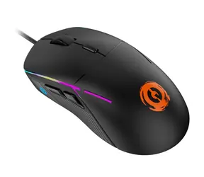 Canyon SHADDER GM-321 czarna / Mysz optyczna gamingowa przewodowa / do 7200 DPI / 6 przycisków / USB-A / RGB / 1,65 m