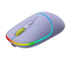 Canyon CNS-CMSW22ML fioletowa / optyczna mysz bezprzewodowa / 800/1200/1600 dpi / 4 przyciski / USB 2.0 / 2,4 GHz / 650 mAh