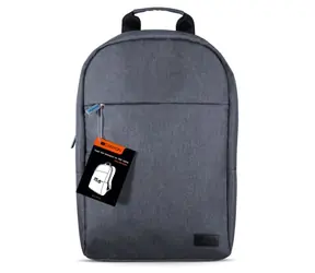 Canyon BP-4 szaro-niebieski ultracienki minimalistyczny plecak na laptopa 15,6" 