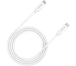 Canyon CNS-USBC44W biały / Kabel ładujący / USB-C - USB-C / 1 m 