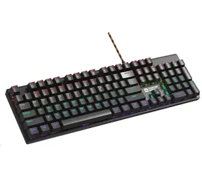 Canyon CND-SKB4-CS / klawiatura gamingowa przewodowa / mechaniczna / RGB / 104 klawisze / układ CZ/SK  