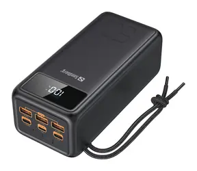 Sandberg Powerbank 50000mAh czarny / PD 130W / latarka / 3x USB-C i 3x USB-A