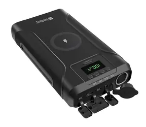 Sandberg Survivor Powerbank 7w1 czarny / 76800mAh / PD 100W / latarka / 2x USB-C i 1x USB-A i 1x DC
