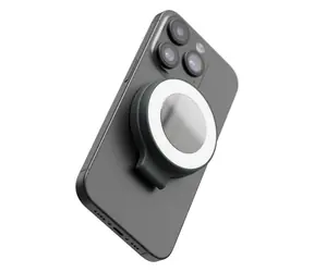 ShiftCam SnapPocket Light czarny / kieszonkowa lampa pierścieniowa LED do telefonu z uchwytem