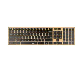 Genius Slimstar 7250BT czarny / klawiatura bezprzewodowa / 2,4 GHz + BT5.0 / Copilot / układ CZ+SK
