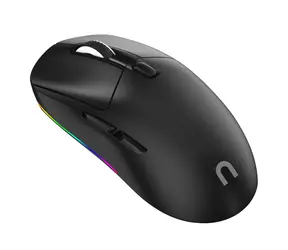 Niceboy MW400 czarna / bezprzewodowa mysz optyczna / 10000 DPI / BT 5.3